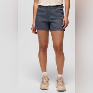 New PrAna Stretch Zion Halle Short in Thundercloud Size 12